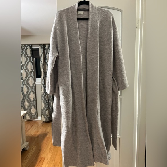 Aritzia grey wrap sweater! - Picture 2 of 3